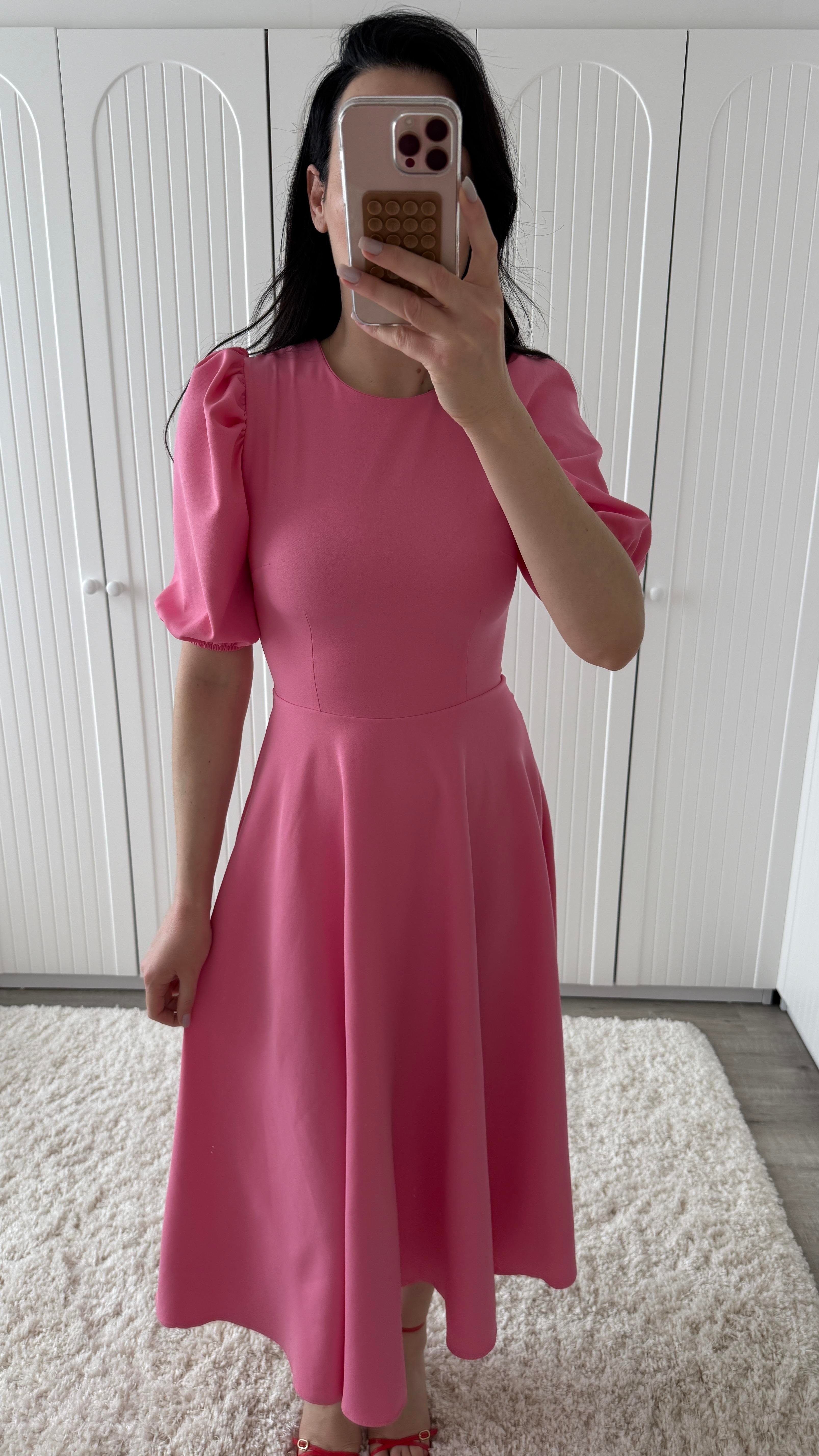 Pembe Prenses Kol Elbise