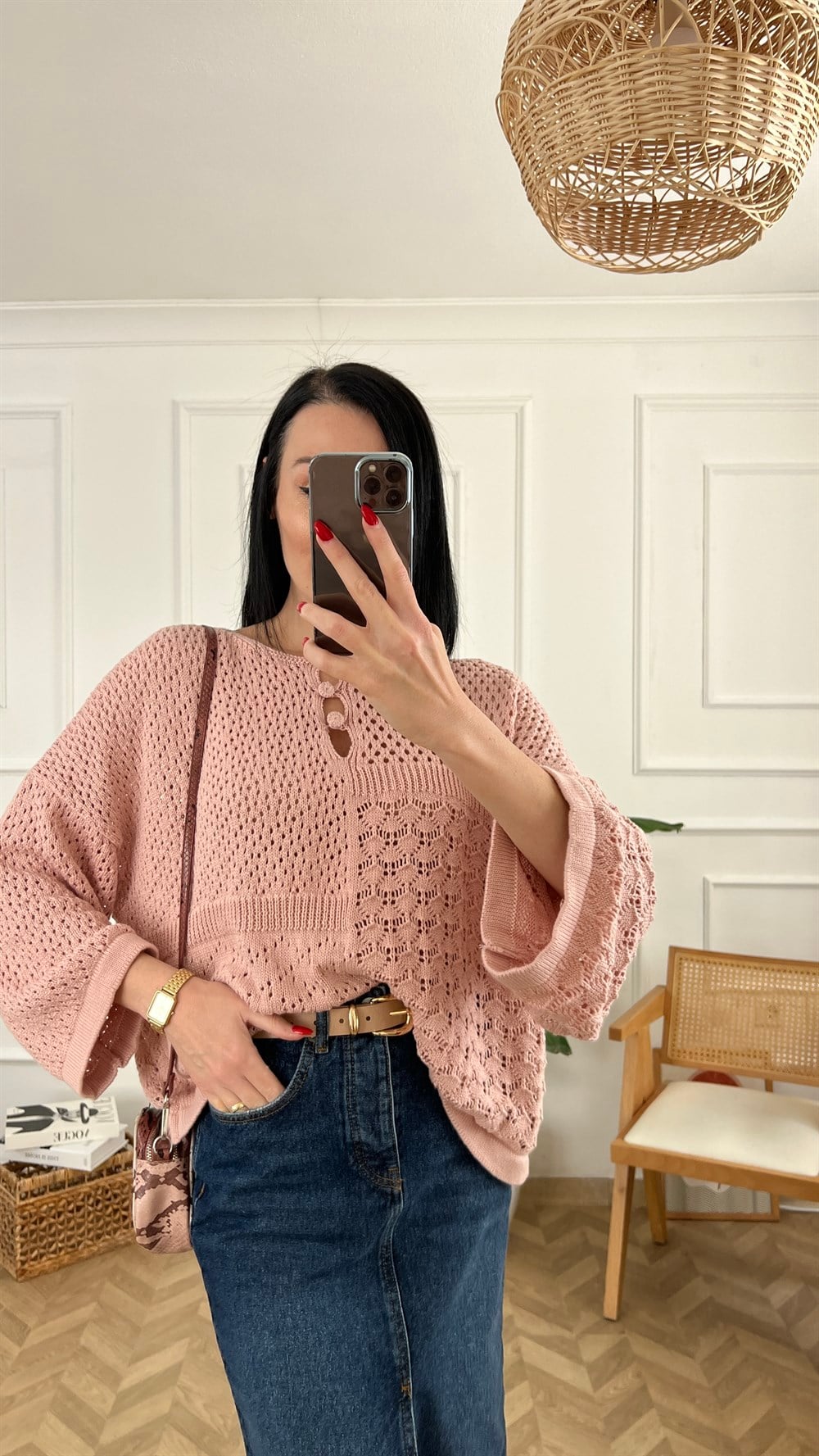 Pudra Dökümlü Triko