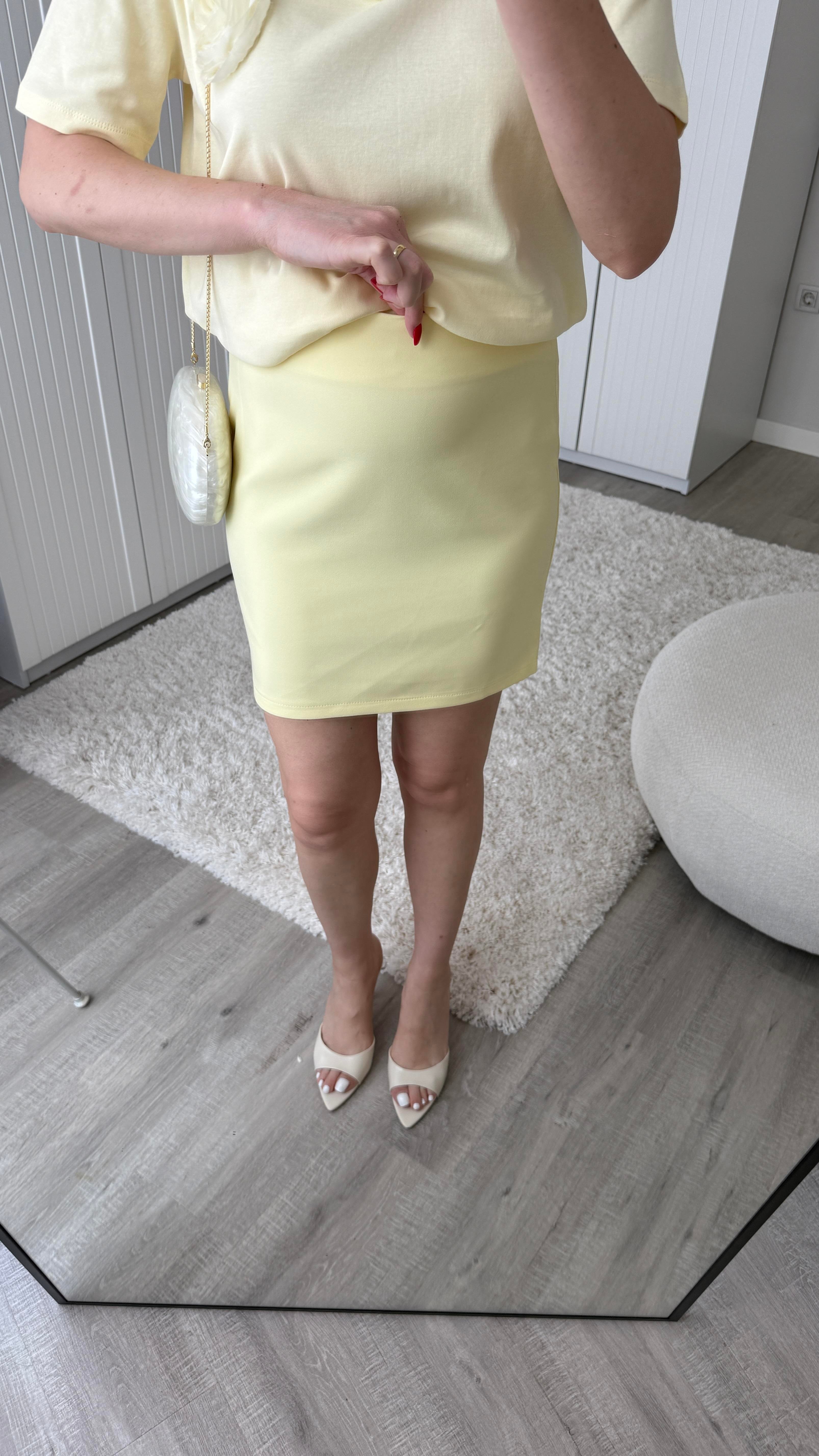 Sarı Madlen Etek