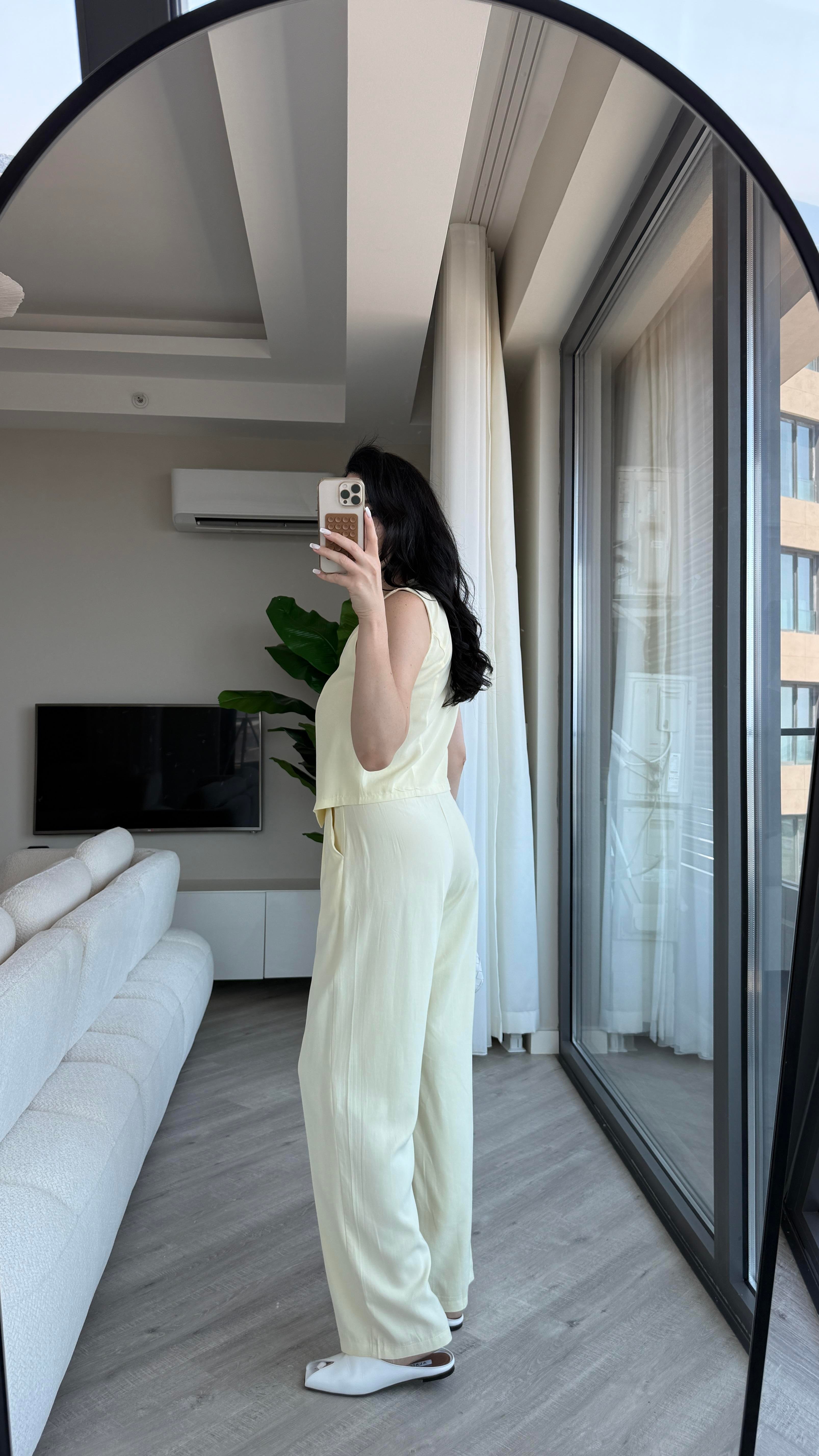 Sarı Yelekli Modal Takım