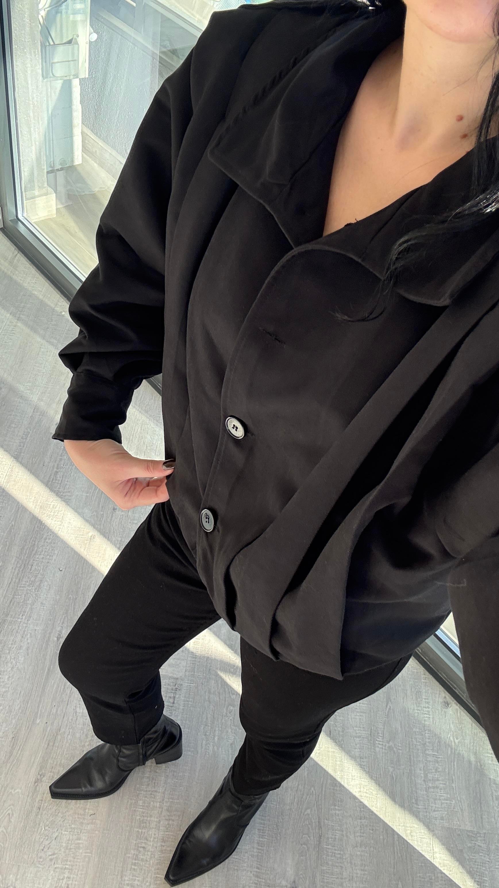 Siyah Zr Model Bomber Ceket