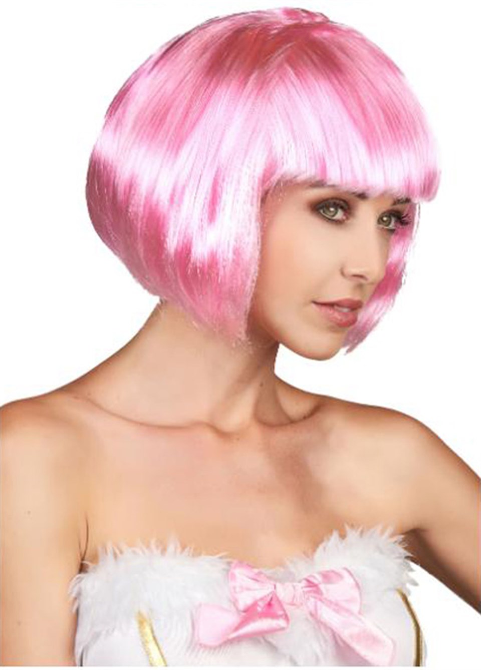 Açık Pembe Peruk