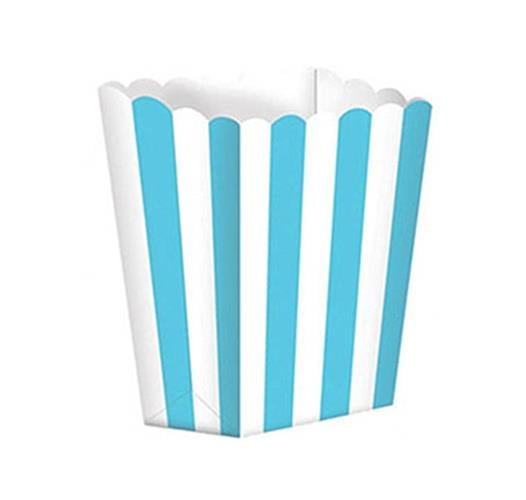 Bebek Mavi Çizgili Mısır Kutusu 5'li 