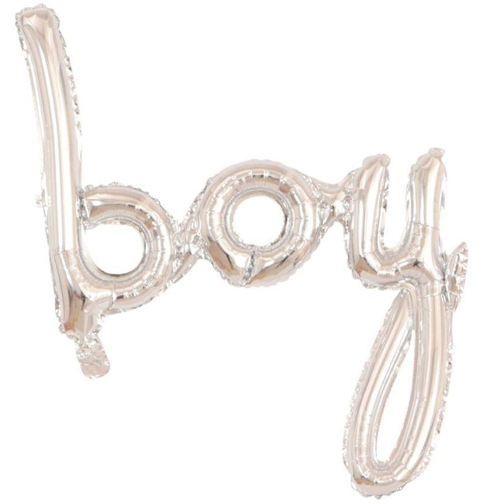 Boy, Gümüş Folyo Balon