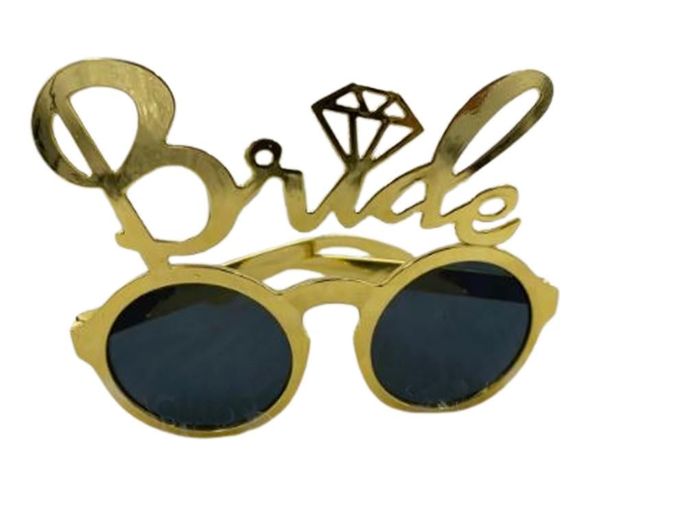 Bride Parti Gözlük Gold