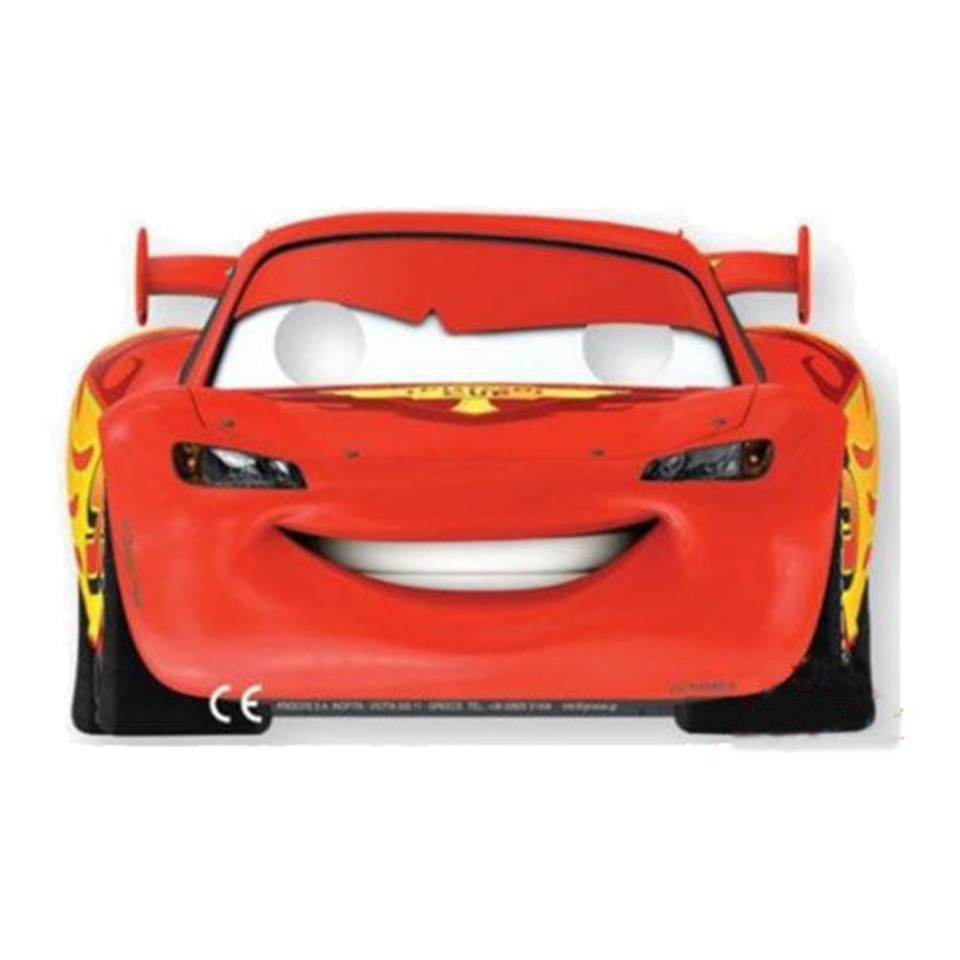 Cars Mcqueen Kağıt Maske 6lı