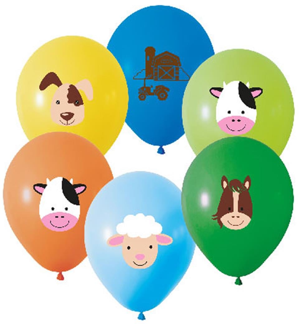 Çiftlik Hayvanları Balon 8'li Paket
