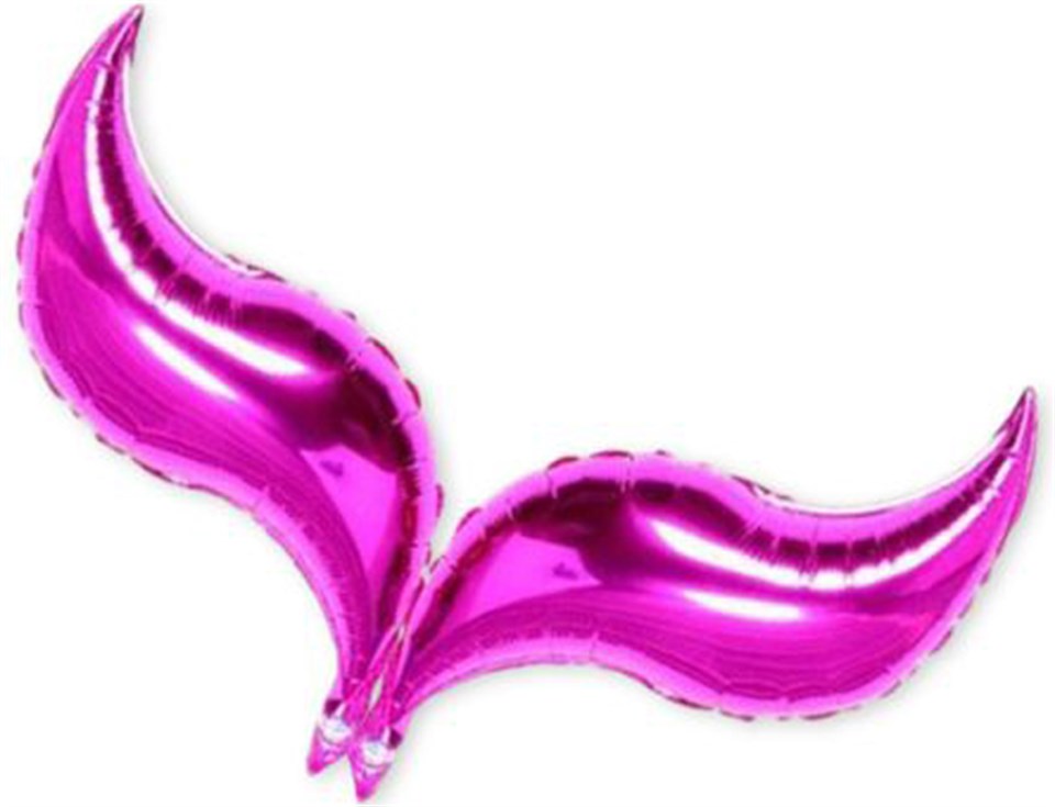 Deniz Kızı Kuyruk Fuşya, Supershape Folyo Balon