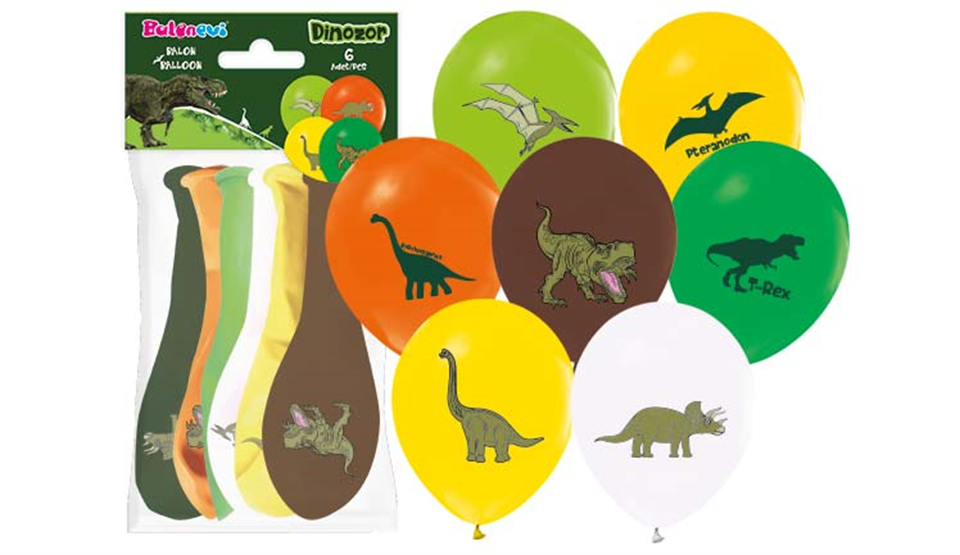 Dinazor Partisi Balon 6'lı Paket