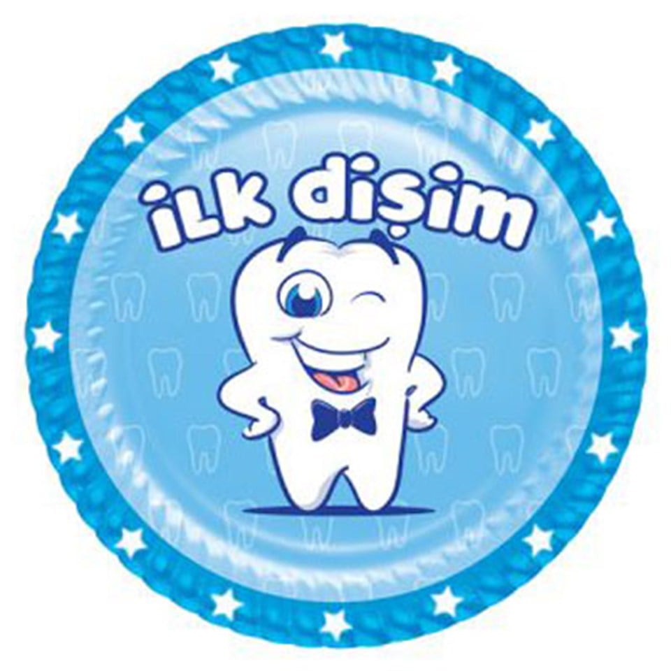 Diş Partisi Mavi Tabak