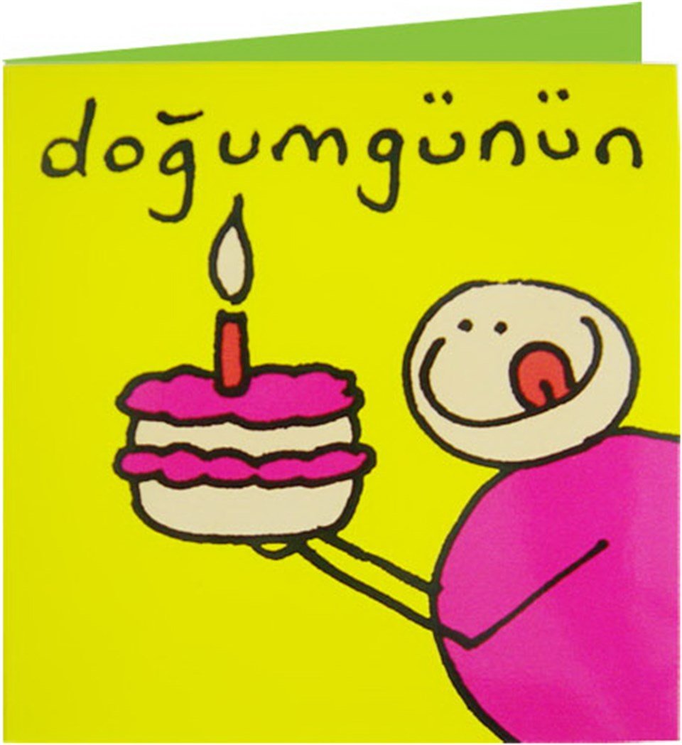 Doğum Günün, Kart/Zarf