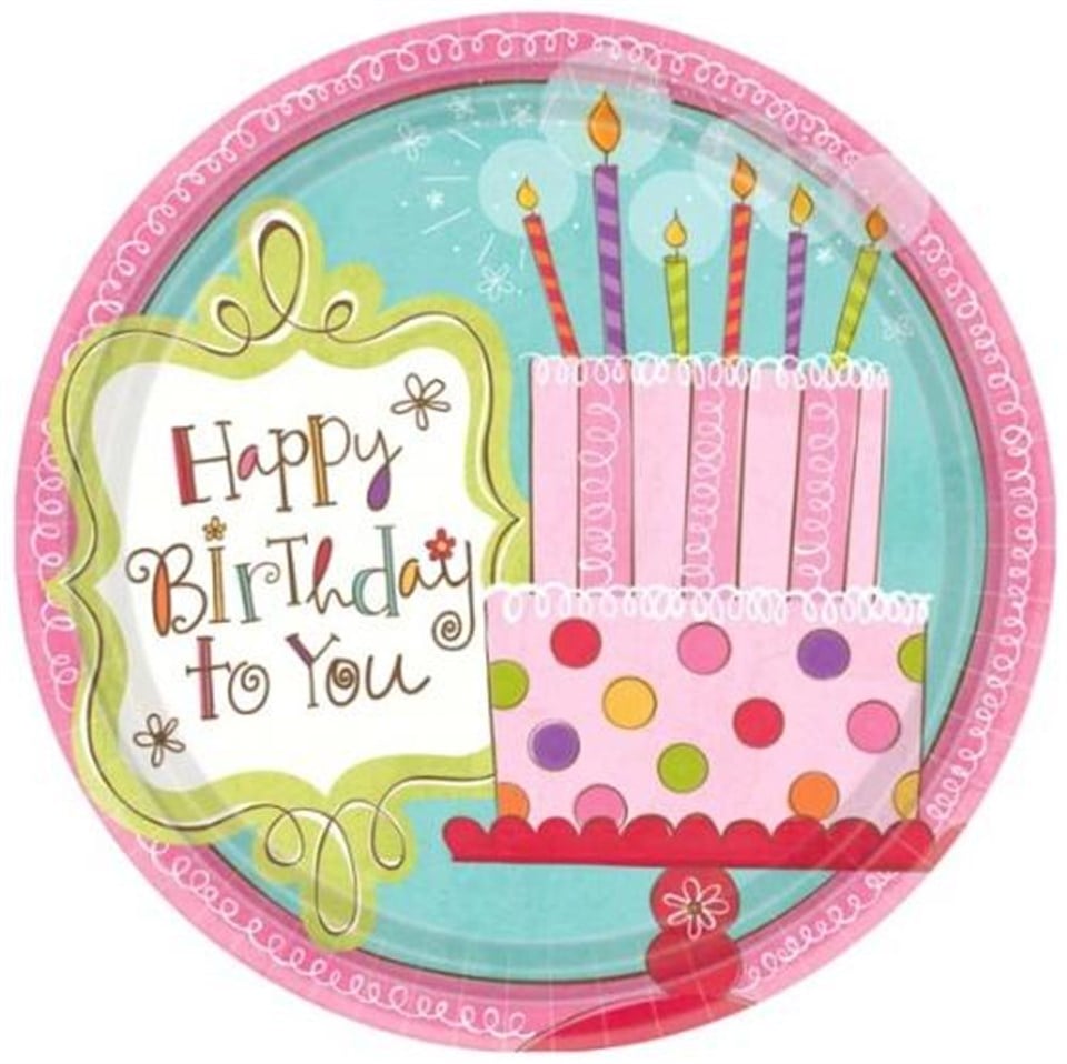 Doğumgünü Pastası, Açık Büfe Tabağı