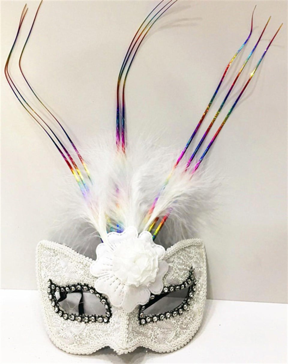 Elegant Beyaz Maske