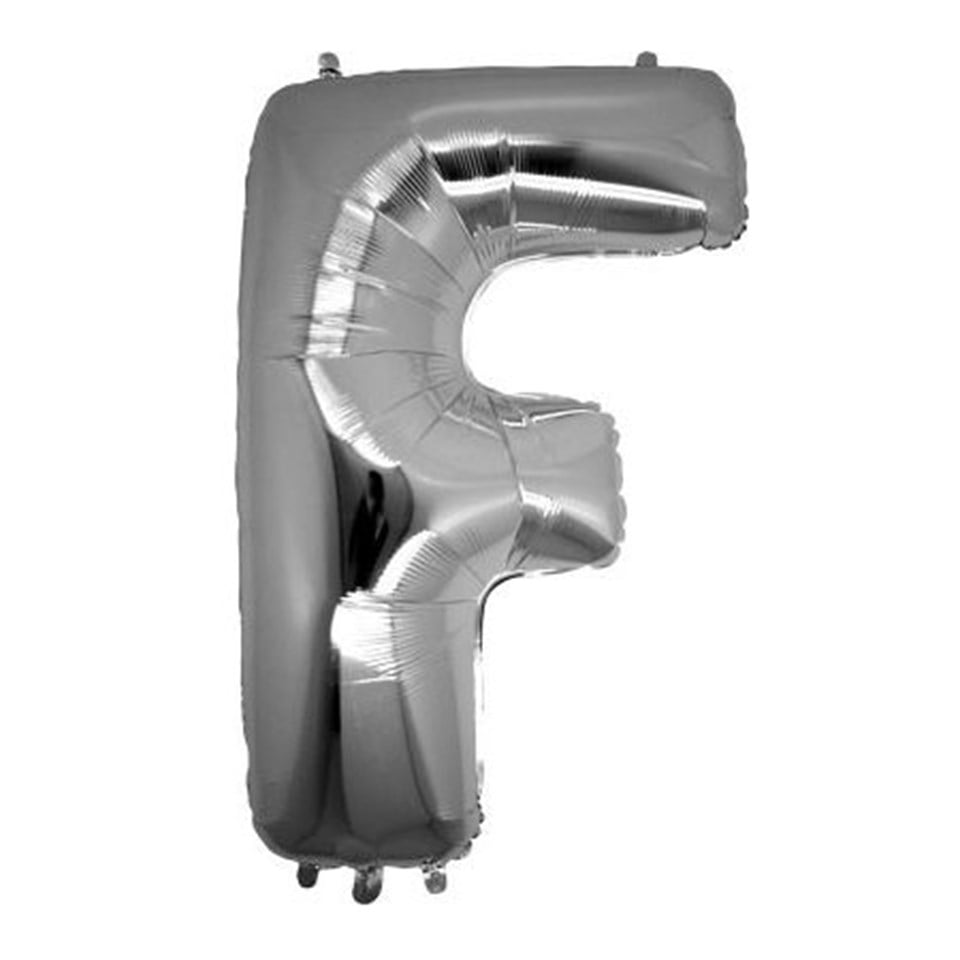 F Harf Folyo Balon, Gümüş