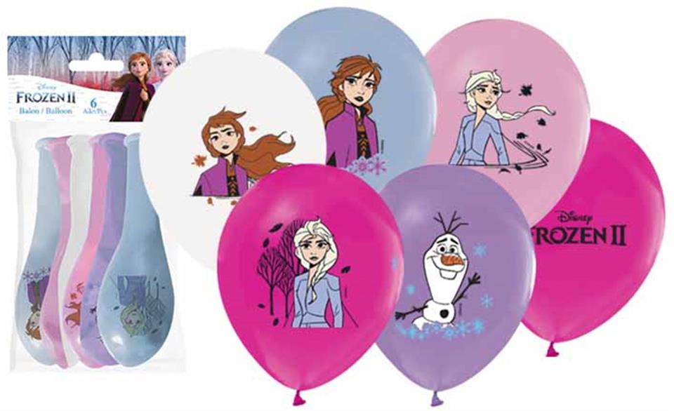 Frozen 2 Wind Spirit Balon 6'lı Paket