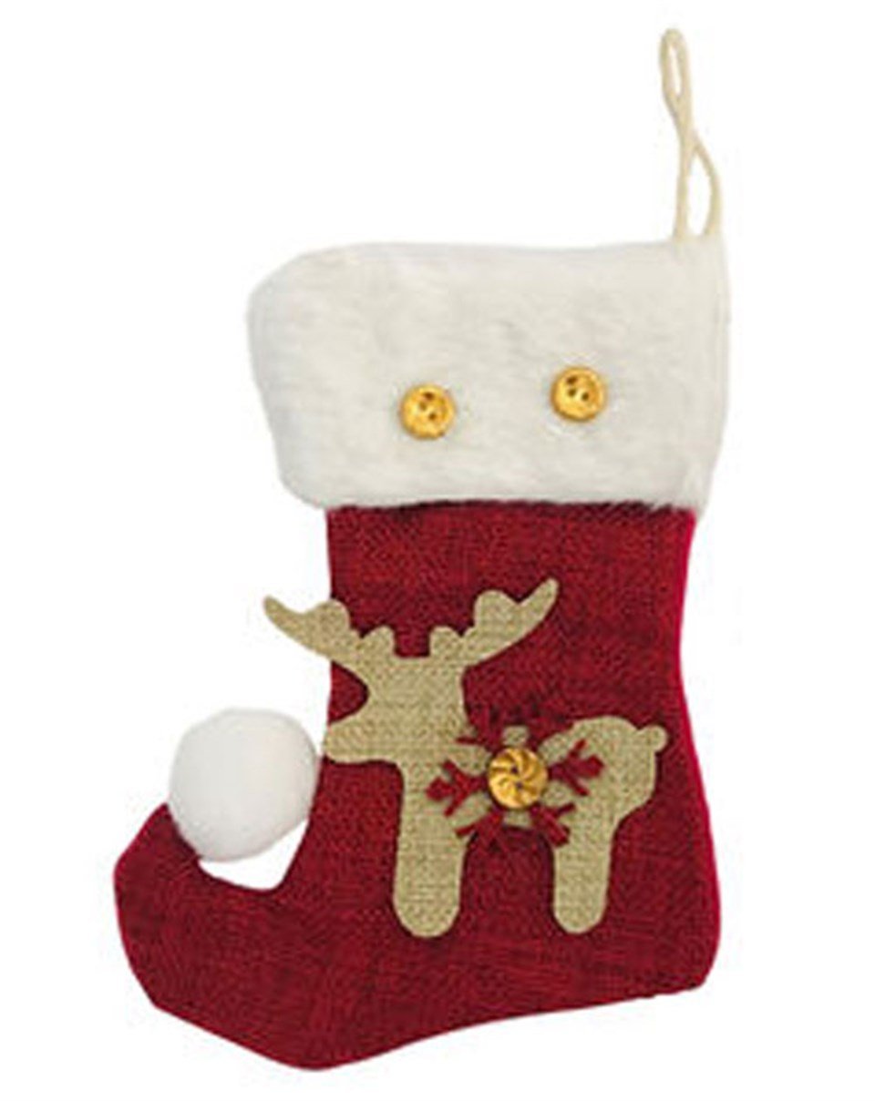 Geyikli Noel Çorabı