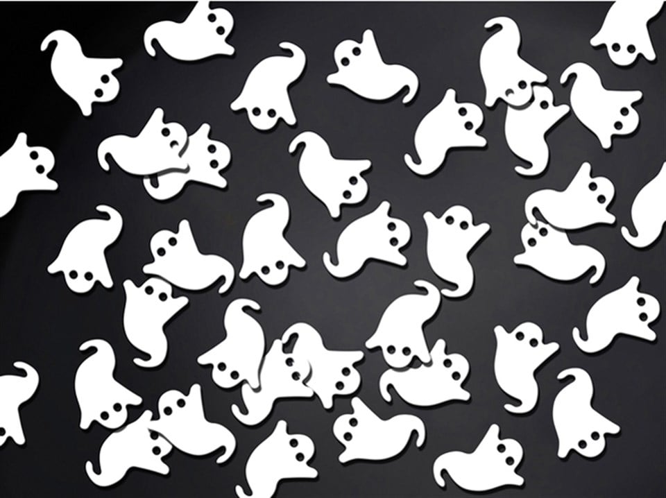 Hayalet  Metalize  Masa Konfetisi