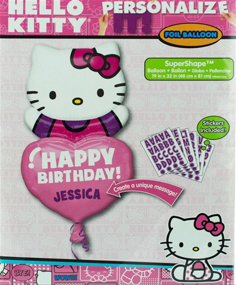 Hello Kitty, SüperShape Folyo Balon