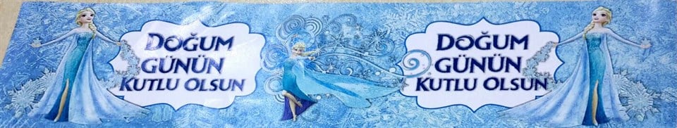 Karlar Ülkesi, Prenses Anna Elsa Frozen Su Şişesi Etiketi