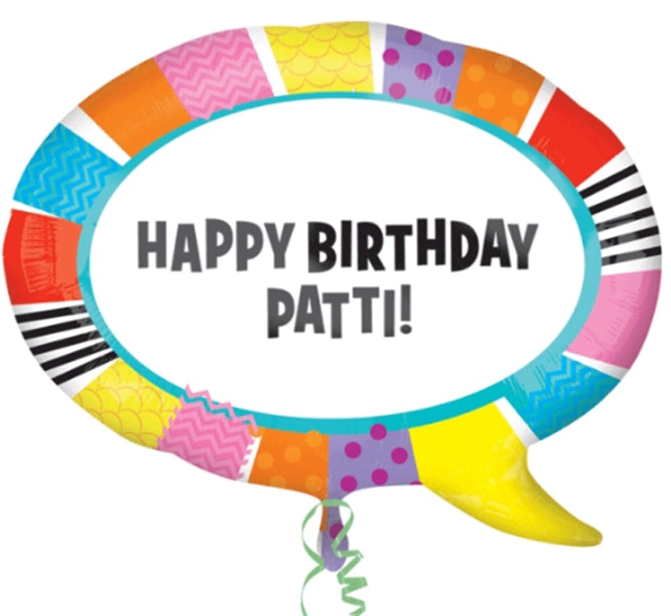 Konuşma Balonu, Kişiselleştir Supershape Folyo Balon