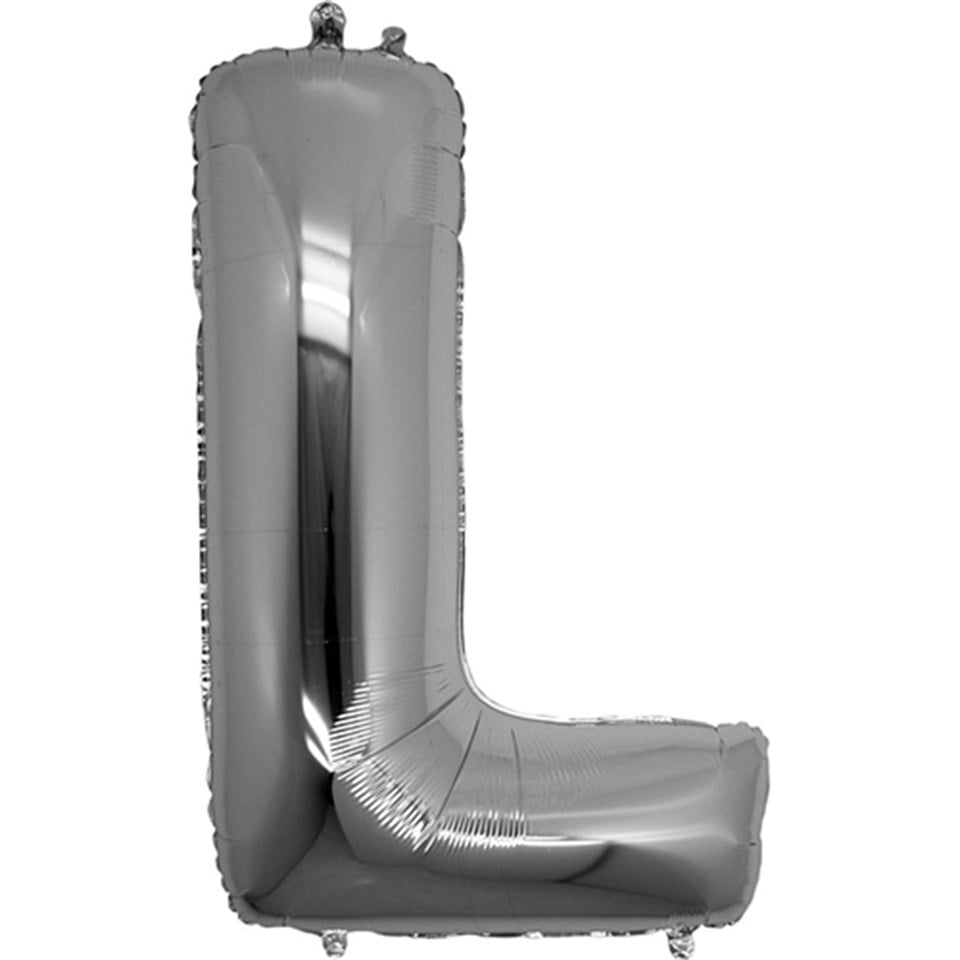 L Harf Folyo Balon, Gümüş