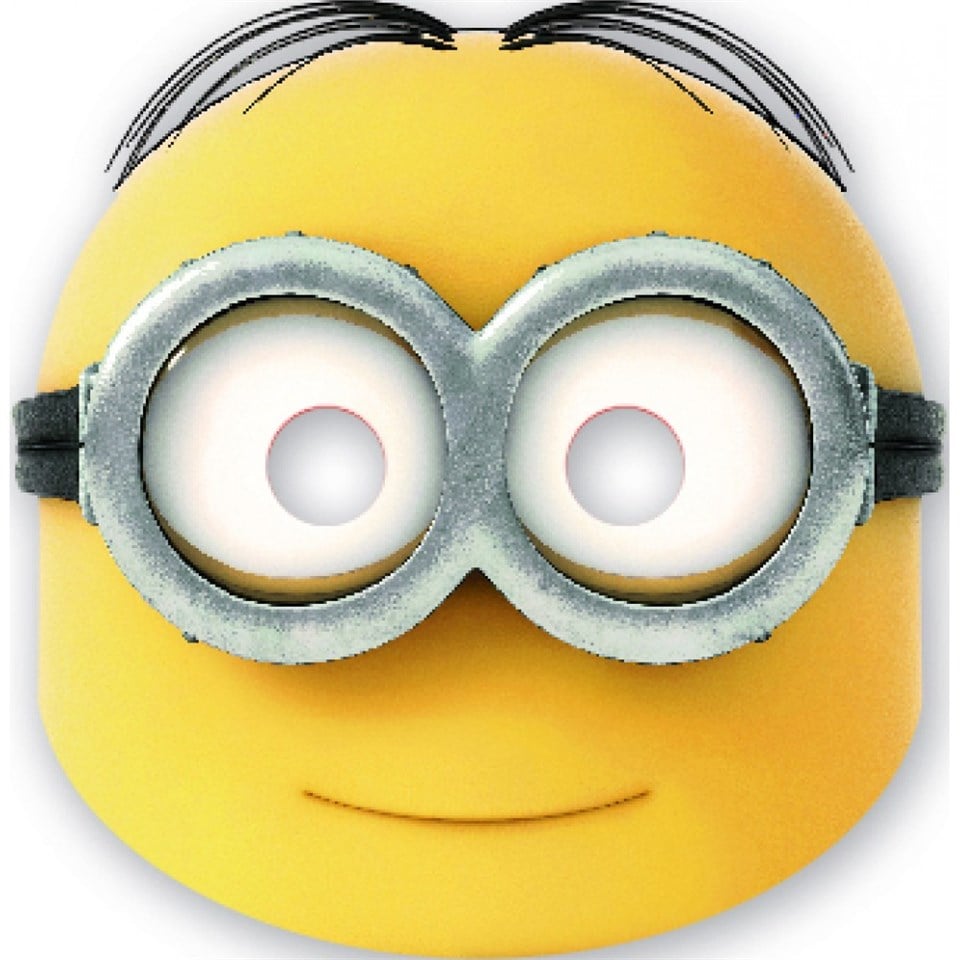 Minions Karton Maske