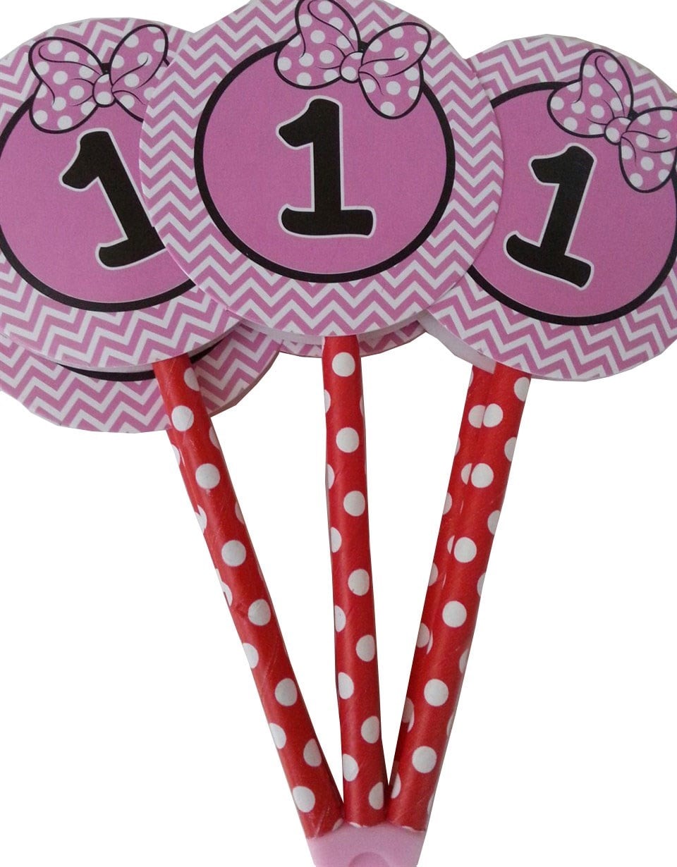 Minnie Mouse 1 Yaş Kürdan