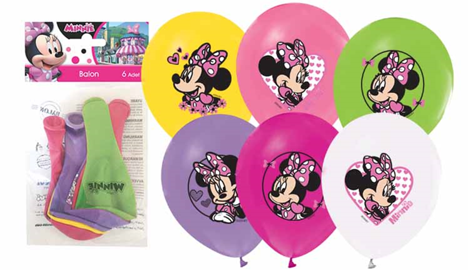 Minnie Mouse, Balonları 6'lı Paket
