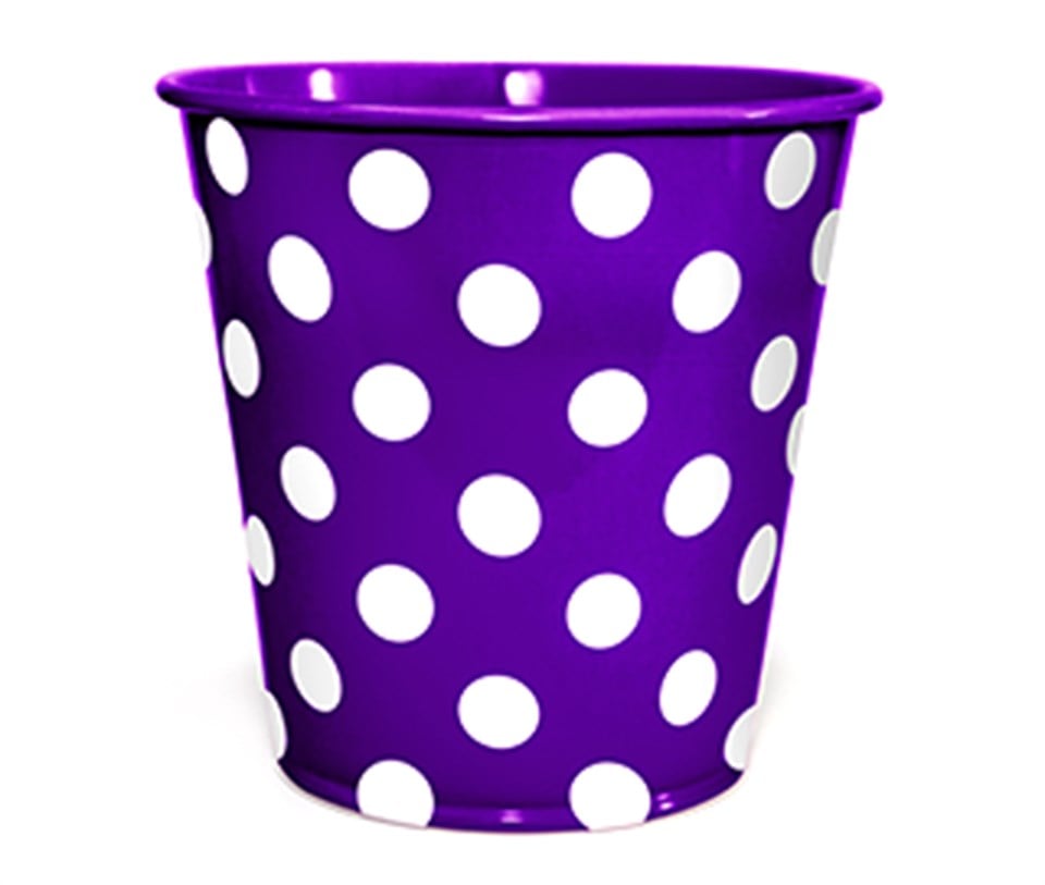 Mor Puantiyeli Kurabiye Kovası