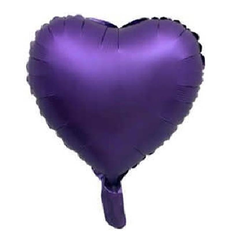 Mor Saten Kalp Balon 18