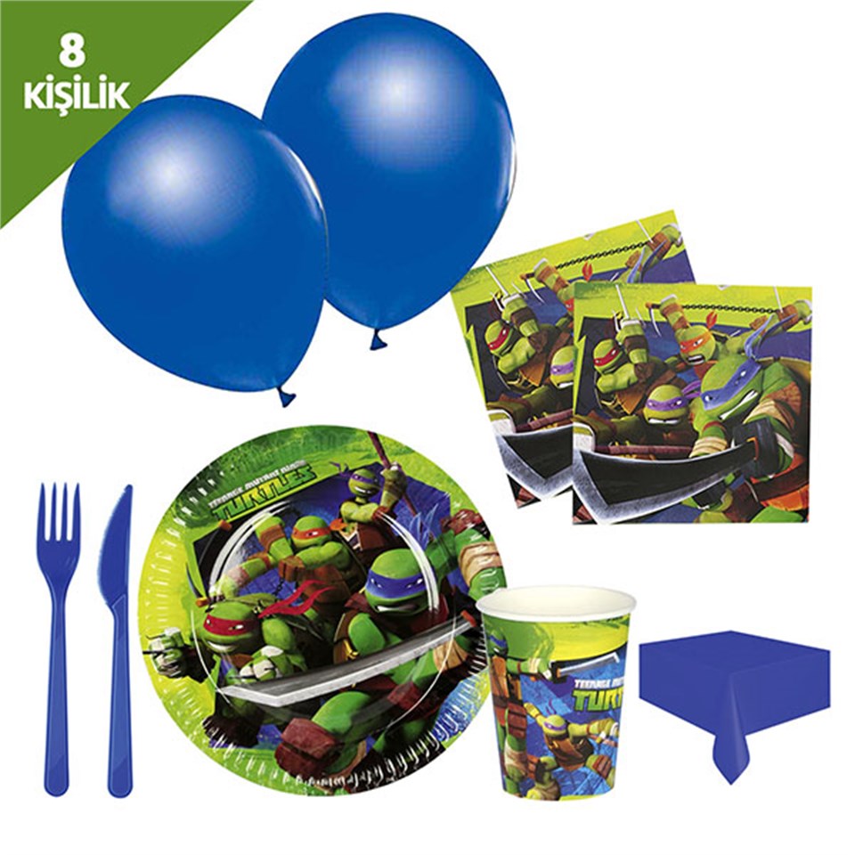 Ninja Turtles Partisi, Parti Seti 8 Kişilik