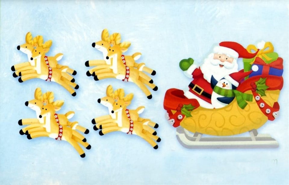 Noel Baba'nın Kızağı, Duvar Dekoru