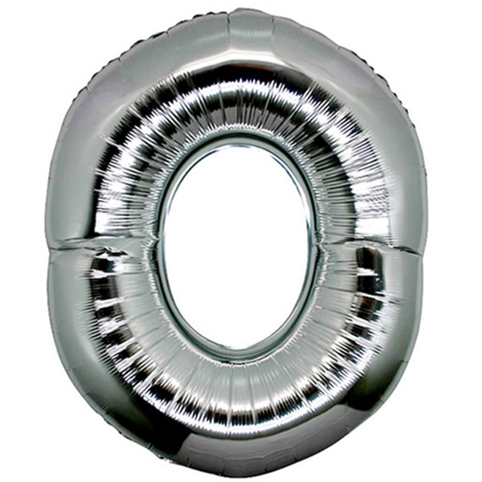 O Harf Folyo Balon, Gümüş