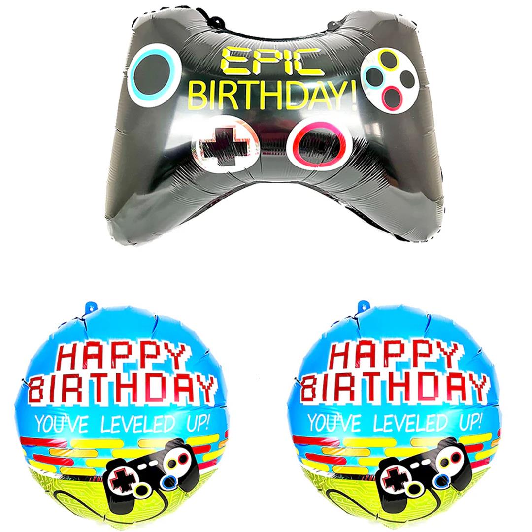 Oyun Konsolu 3 lü set, Folyo Balon