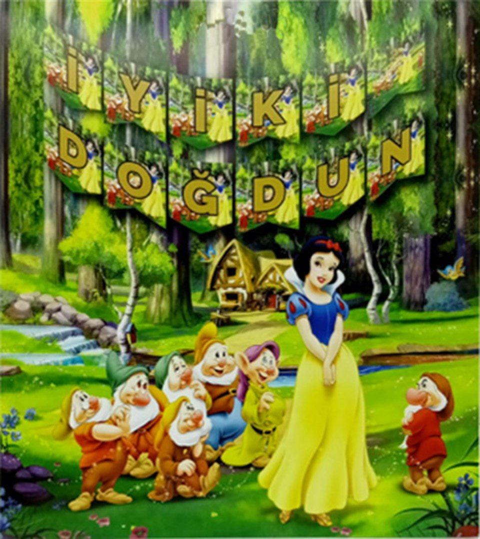 Pamuk Prenses Partisi İyi ki Doğdun Banner