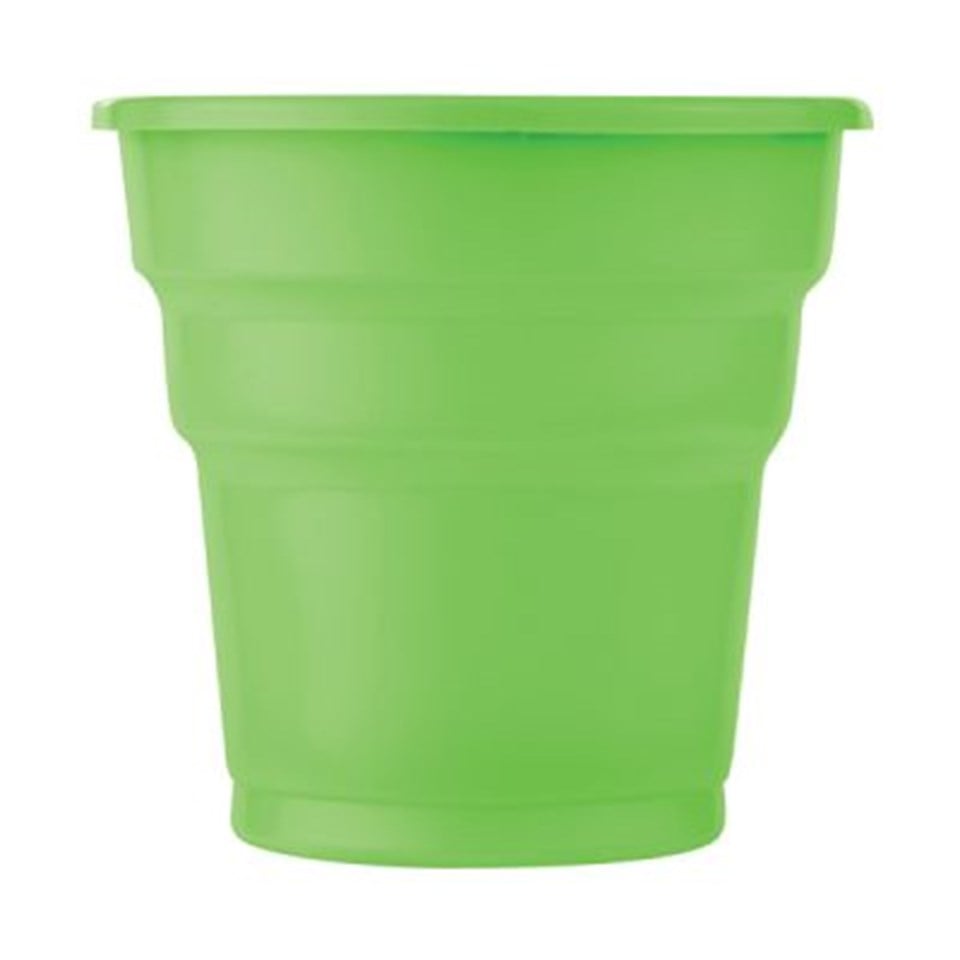 Plastik Meşrubat Bardağı Lüks Yeşil 25´li