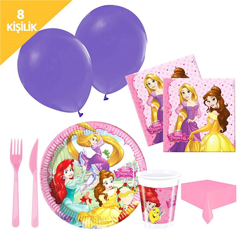 Prensesler Rüyası, Parti Seti 8 Kişilik
