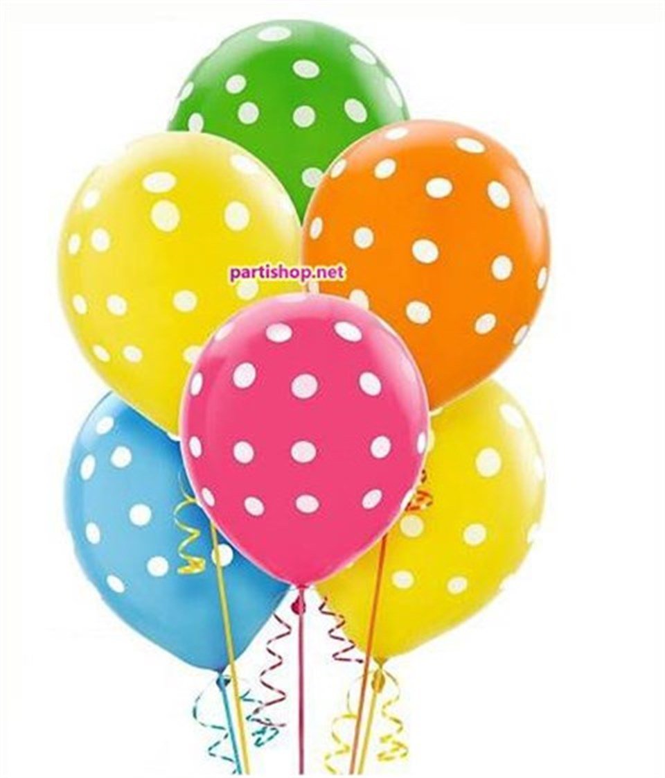 Puantiyeli Balon, 20´li Paket