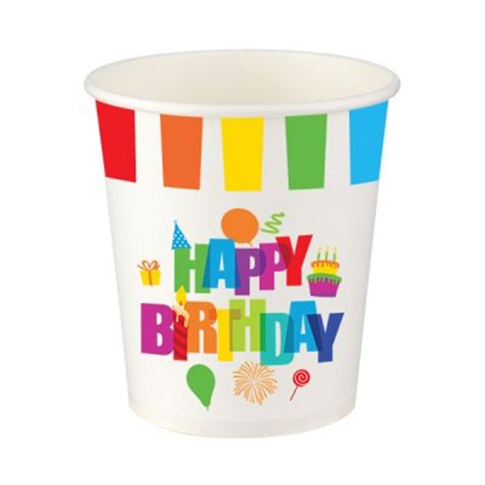 Renkli Doğum Günü, Bardak