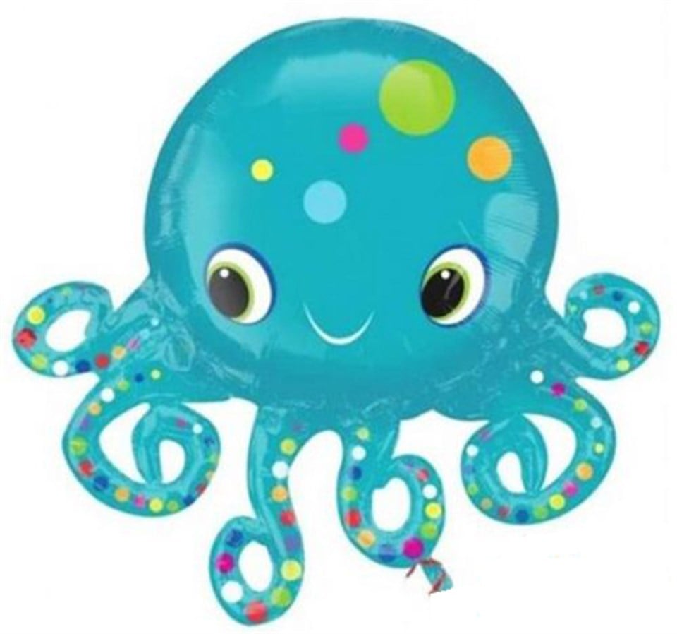 Sevimli Ahtapot, Supershape Folyo Balon