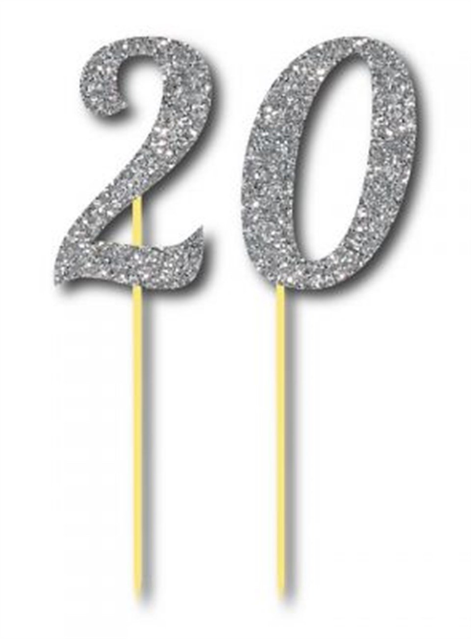 Simli Gümüş Renk 20 Yaş