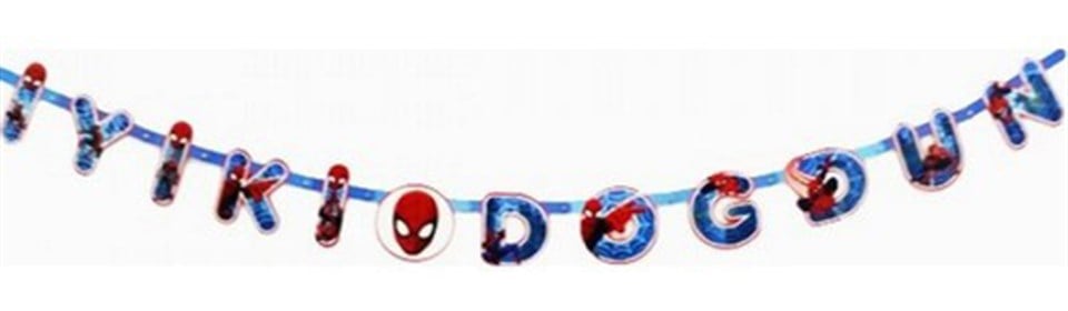 Spiderman İyi Ki Doğdun Afiş