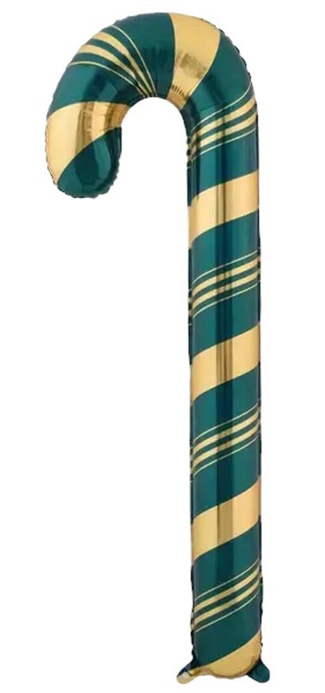 Yeşil Baston Şeker Folyo Balon