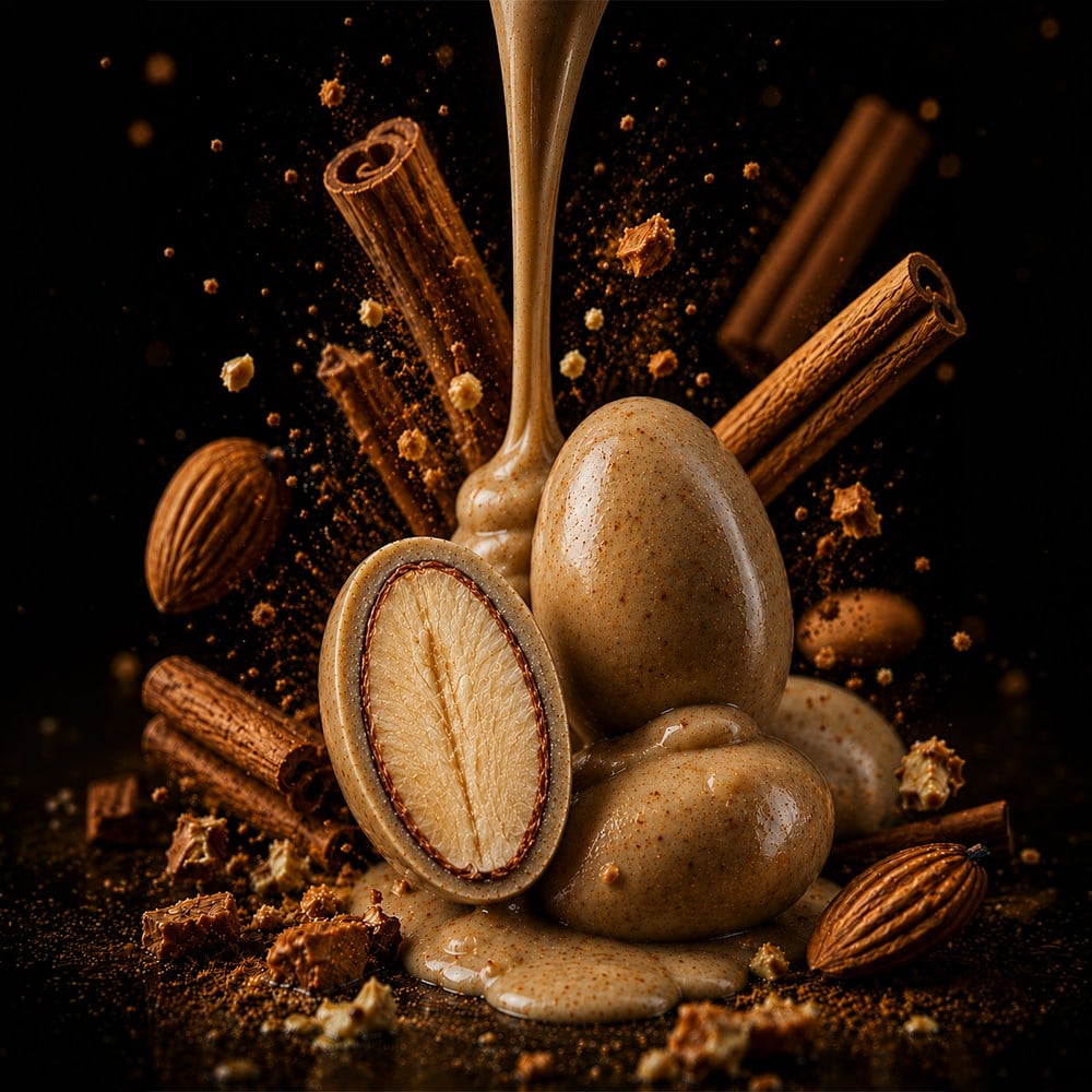 Almond Dragee Cinnamon 
