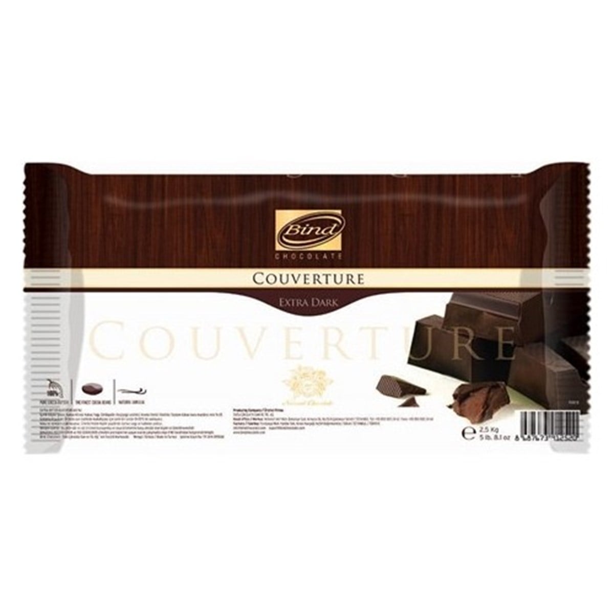 Bitter Kuvertür 2,5KG