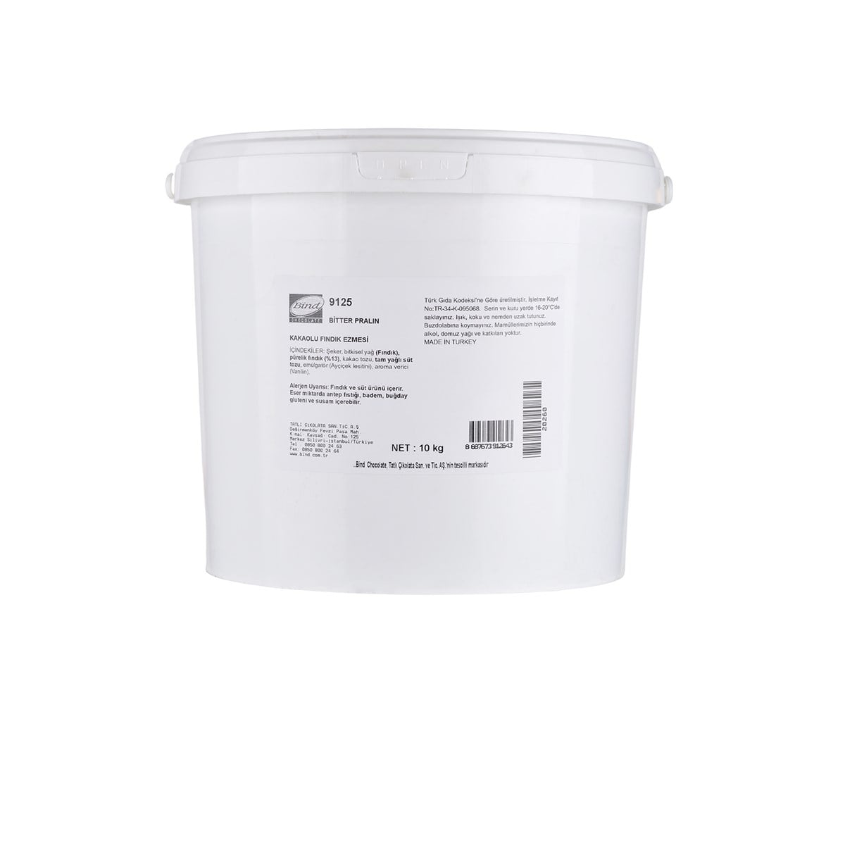 Bitter Pralin 10 KG