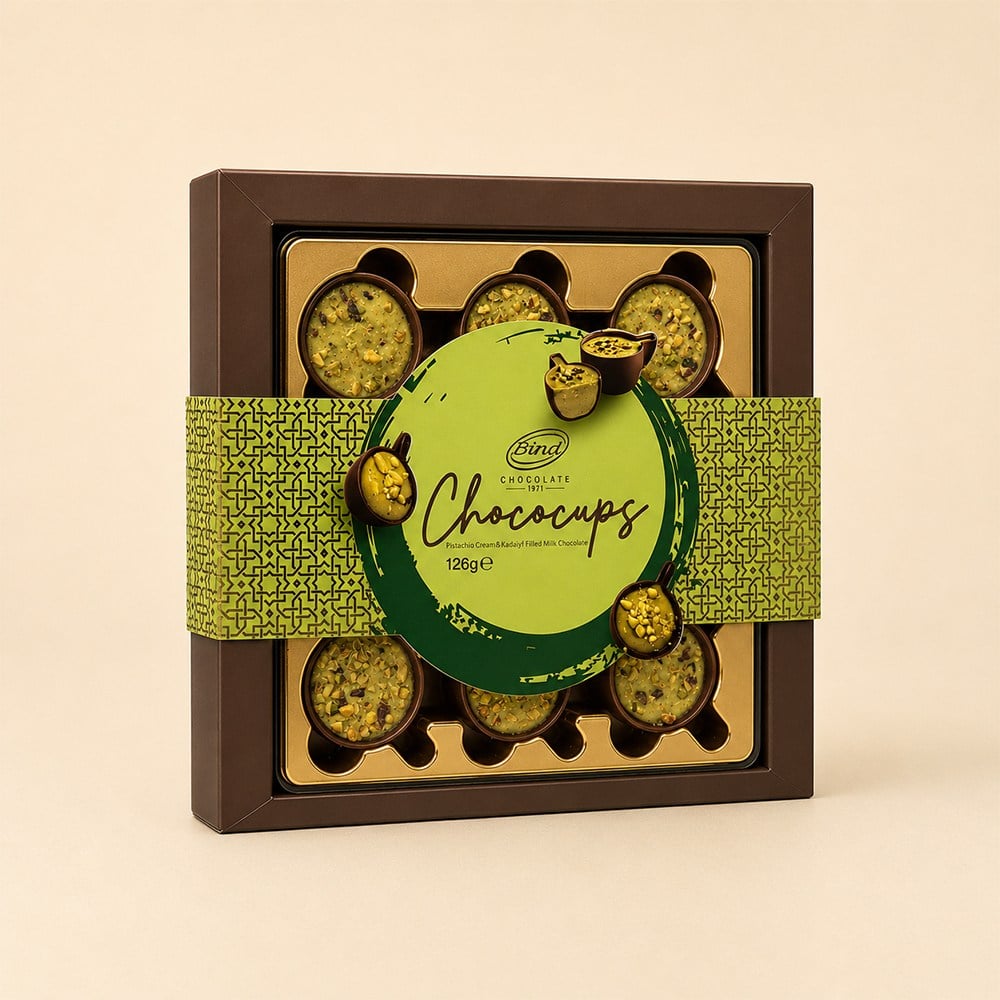 Chococups Pistachio 