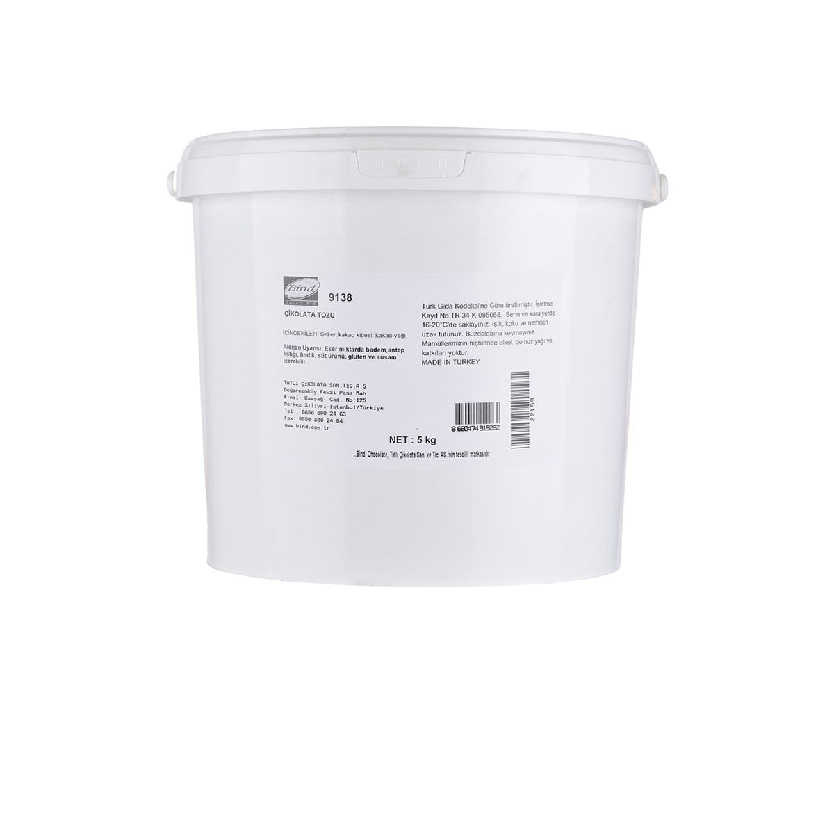 Çikolata Tozu 5 KG