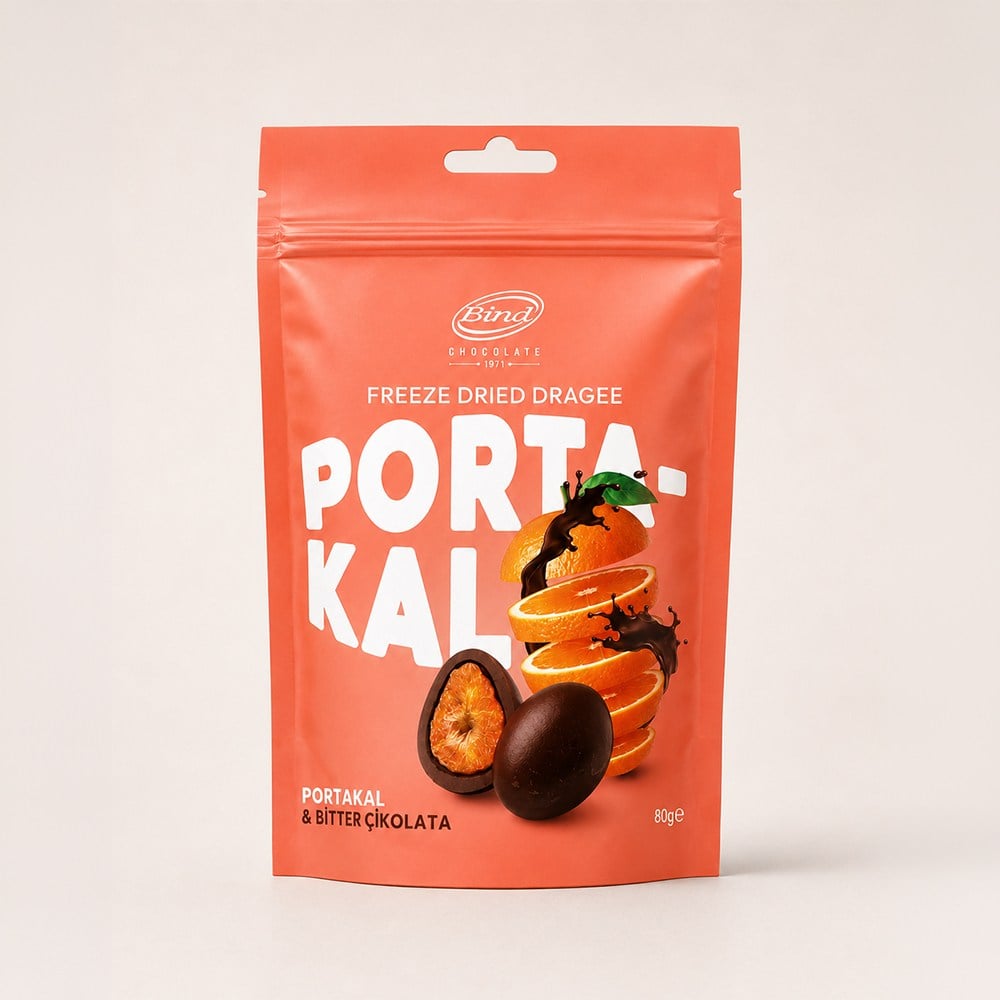 Freze Dried Dragee Portakal 
