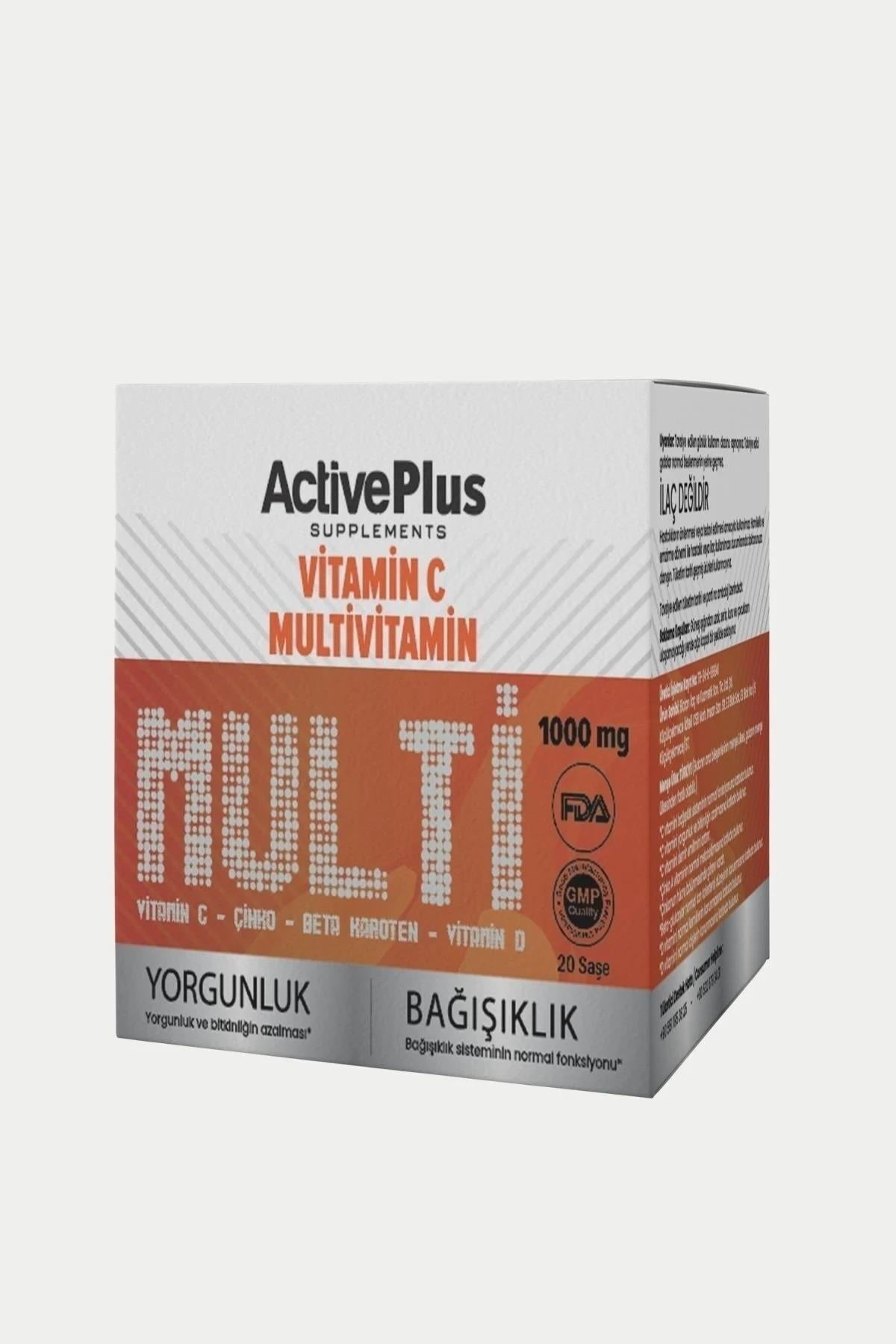 Active Plus Vitamin C Multivitamin 20 Saşe-Active Plus